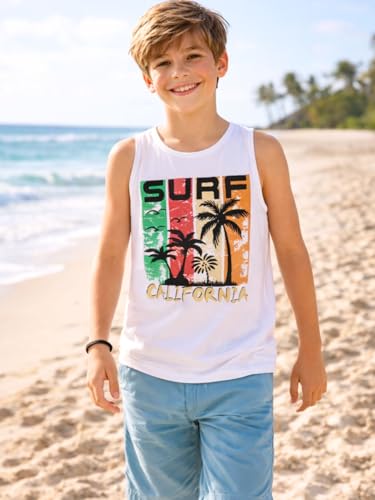 Image of Totz Touch Boys Regular Fit Sleeveless T Shirt / Tees / Vest / Baniyan | Pure Cotton 180 Gsm | Kids Casual Round Collar Tshirts (Pack 5 | Size Options - 0-6 Months / 12-24 Months / 2-3 Years / 3-4 Years / 4-5 Years)