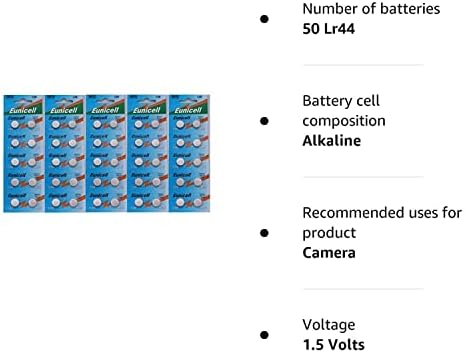 50 x AG13 G13 SR44 LR44 A76 V13GA PX76A 357 Button Batteries