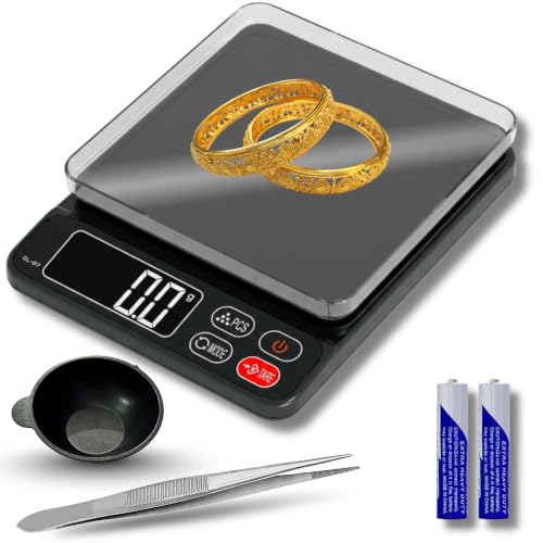 Image of Digital Gold Weight Machine | 0.01g TO 1Kg Jewellery Scale | Weight Scale | | weight machine for gold | Electronic weighing machines for Jewellery Small Weight Machine (0.01 TO 1Kg)