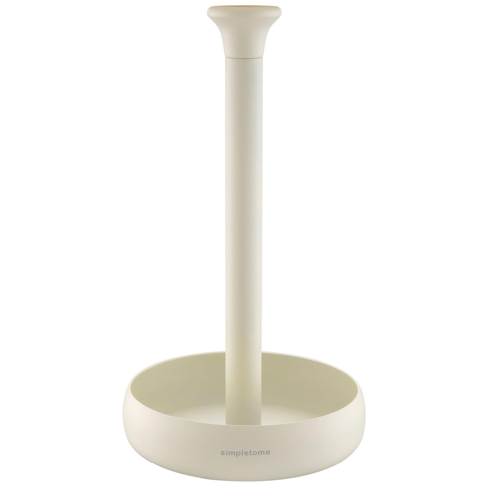 Kitchen Roll Holder Stand Won’t Unravel Powder Coating (Matte Cream)