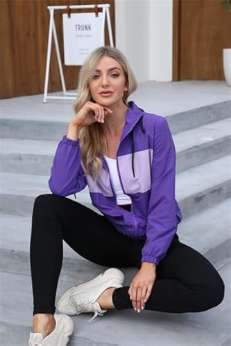 Totatuit Giacca a vento Impermeabile donna Leggera...