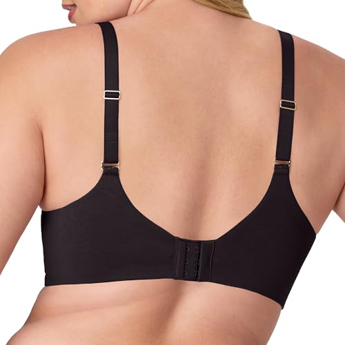 Image of Bali Womens Underwire Bra, Cotton Collection 2-ply Underwire Bra, Moisture-Wicking, Full Coverage, Convertible Straps