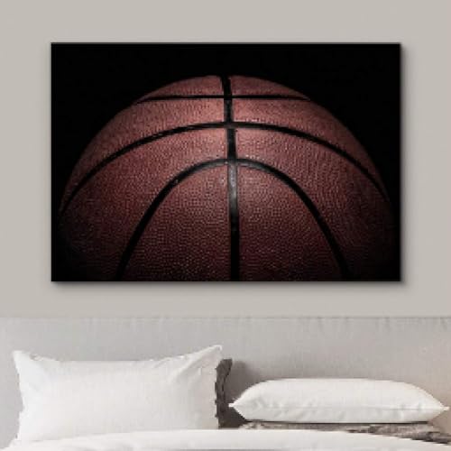 Impression sur toile de basket-ball avec cadre de finition 50x70cm