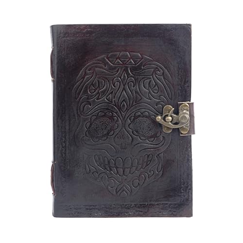 Leather Skull Vintage Journal