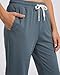 Real Essentials 3 Pack: Boys' French Terry Open Bottom Sweatpants Sweats for School Kids Teens with Pockets- Set 7, XL