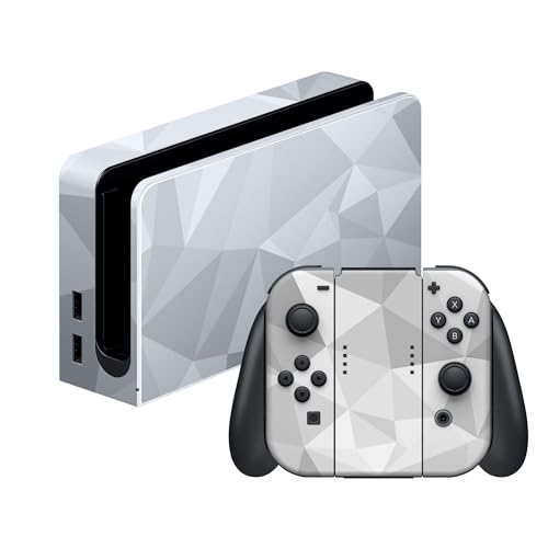 Image of Razer Console Skin: Switch - Full Wrap - Premium 3M Cast Vinyl - Scratch Protection - Unique Designs & Finishes - Easy Application - Geometric Mercury