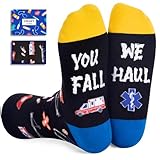Zmart EMT Gifts for Men Women - Funny EMS Gifts for Him, EMS Week Gift, Paramedic Gift, EMT Paramedic Socks