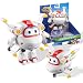 Super Wings - Transforming Astro Toy Figure, 5" Scale, White
