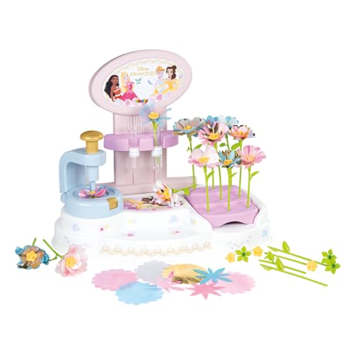 Smoby - Principesse Disney - Mercato Dei Fiori - Attività Di Bricolage - Creazione Di Fiori - Dai 3 Anni - Prodotto In Francia