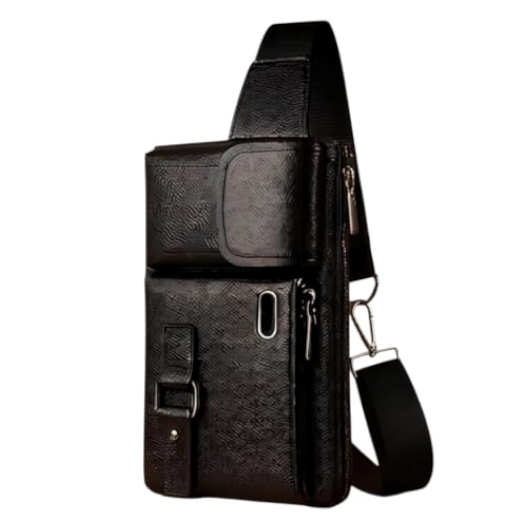 Unisex Lightweight Crossbody Messenger Bag with Adjustable Strap