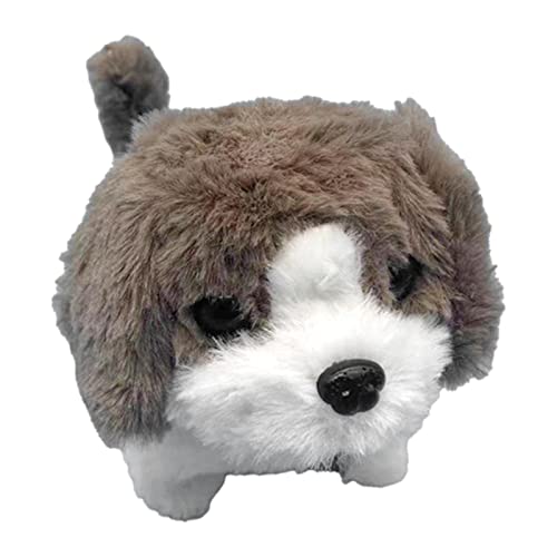 Cachorro de pelúcia elétrico | Andando e latindo cachorro brinquedo elétrico animado - Brinquedo ele