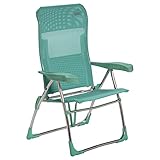 Ideal para la playa Crespo AL/206-M-06 - Silla playa aluminio. desmontable multifibra. asiento alto (multifibra.)