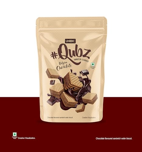 Image of Unibic Foods India Pvt Wafer Qubz Belgium Chocolate 240gm (Pack of 2)