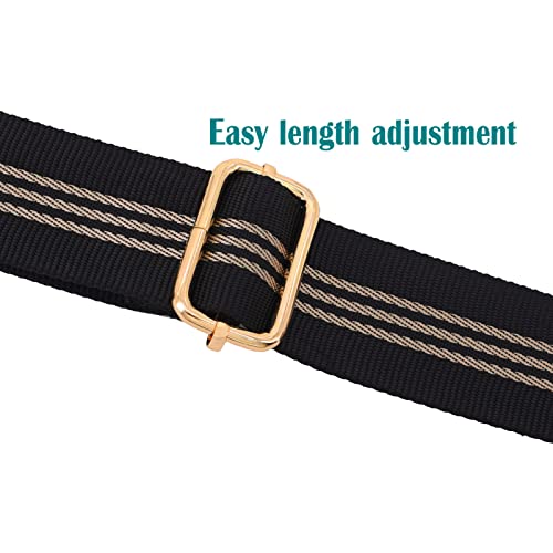 Image of Strap Purse Crossbody Bag Strap Replacement Metal Swivel Hook Shoulder Strap Guitar Strap for Crossbody Bag /luggag