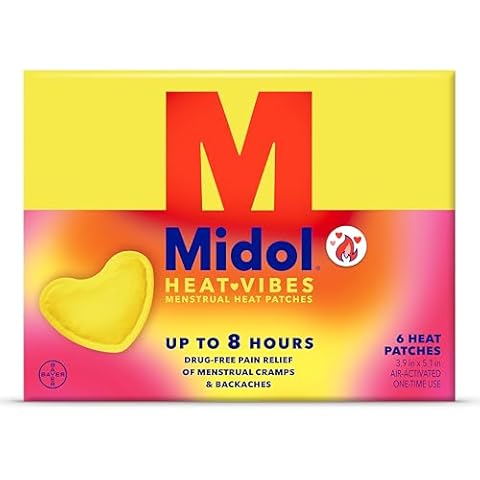 Midol Heat Vibes Menstrual Pain Relief Patches Cover