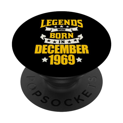 Legends Were Born In December 1969 for 54th Birthday PopSockets PopGrip Intercambiabile