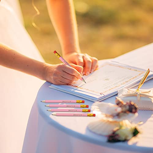 50 Lápices de Grafito Rosados para Bodas miniatura 7