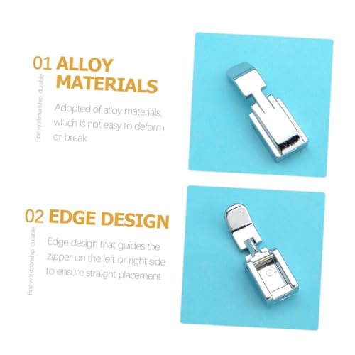 Set de 4 pies prensatelas para máquina de coser de aleación miniatura 3