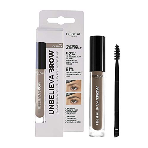 Unbelievabrow Gel À Sourcils Longue Tenue 104 Châtain 'oréal - vue 4