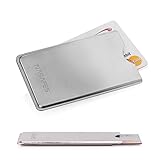 Metal Credit Card Holder - Handmade - Ultra Thin 0.15 inch - RFID Credit Card Protector - Stainless Steel Credit Card Holder - Credit Card Protector