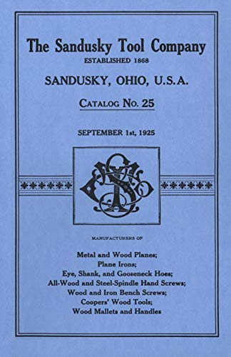 Sandusky Tool Co 1925 Catalog Catalog No 25 September 1st 1925