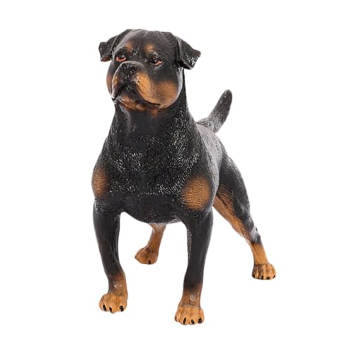 Figurine Chien Rottweiler Modèle Réaliste aux Finitions Soignées