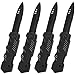JOLLYSTYLE 4 PCS Fake Retractable Knife - Halloween Prop Plastic Trick Disappear Blade Switchblade Dagger