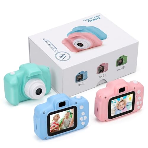 Image of Kids Digital Camera Toy - 3.0MP 1080P HD Video Camera with Games 2-Inch Screen with No Printer - Easy USB Rechargeable, Fun, Educational & Birthday Gift for Boys & Girls Age 3-12