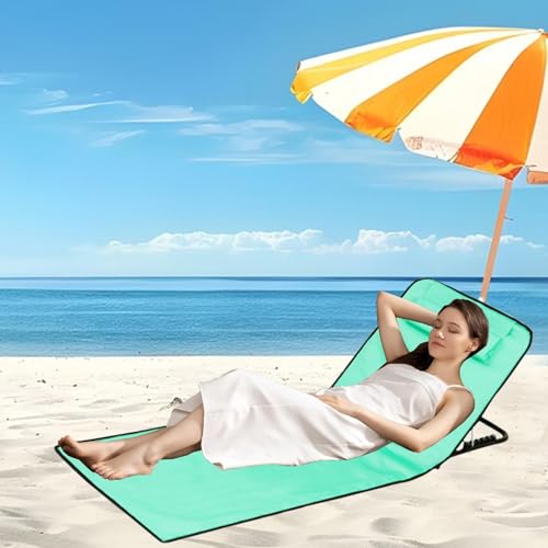 Estera para tomar el sol cómodamente en el mar evitando dolores de espalda con su cojín 3