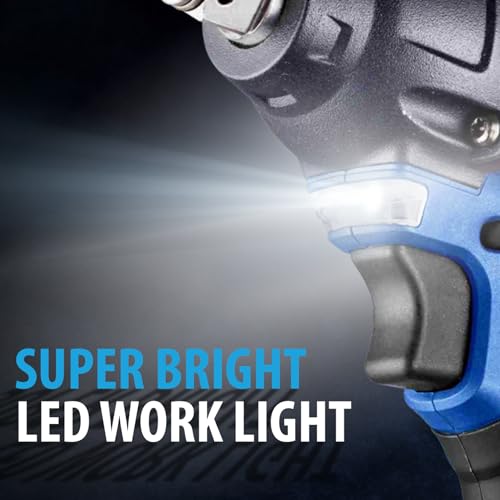 ACDelco ARI20132-K1 20V Cordless Drill, Impact Driver,Impact drill, 2 Tool Power Tool Combo Kit, Brushless Power Tool Set with 2 Batteries and Charger Included - Image 5