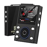 Gueray Lettore MP3 HIFI 16GB con Bluetooth 5.3 - Lettore Audio Digitale Alta Risoluzione Senza Perdita, Supporto Radio FM, Registratore Vocale, Scheda di Memoria da 64GB (Espandibile fino a 256GB)