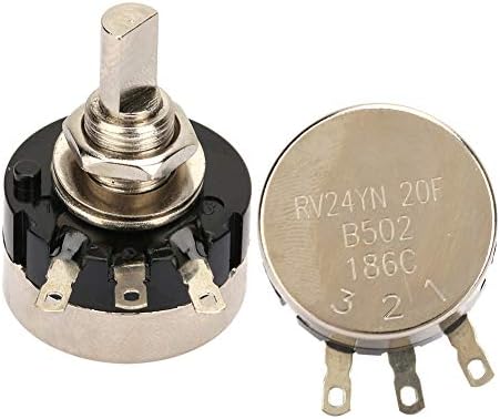 LANTRO JS RV24YN20F B502 weerstand 5K koolstoffolie potentiometer met een omdraaiing potentiometer met hoge precisie voor de snelheidsregeling van de omvormer