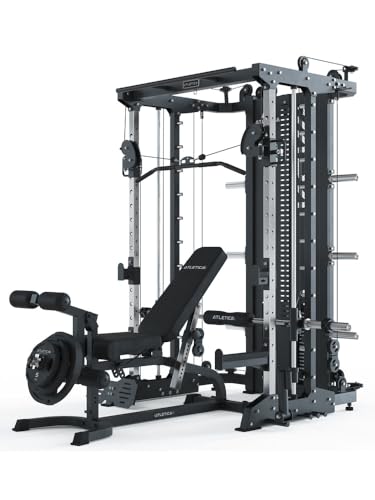 KSK Multipresse Set | Score | Set aus KSK Multipresse & X-Bench Hantelbank mit Optionen für Arm- und Beintraining | 2 x 90 kg Weight Stack