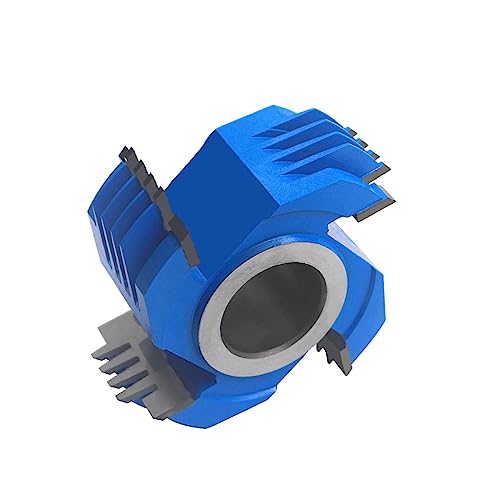 CO-CUTTNER Finger Joint Shaper Cutter Carbide Tipped with 4-Wing, Customizable Cutting Height from 3/8