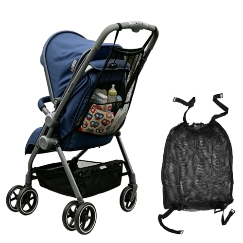 Filet à Provisions Universel pour, Sac de Rangement Pliable en Maille Résistante, Fixation par Sangles Réglables, Grand Format 35x50cm, Idéal pour Courses,...
