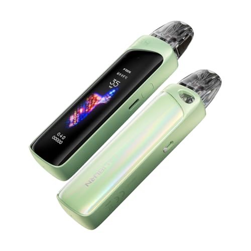 U-'well Caliburn G4 Pro Kit 35 W Vape (Verde Claro) Batería 1800mAh 3 ML 0,4 Ω/0,6 Ω Cartucho Caliburn GPP Pod Atomizador MTL/RDL Vaporizador pantalla ultrairrompible 2,51'' Original - No Nicotine