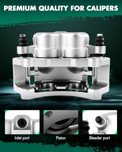 Image of SCITOO 18B4897 18B4896 Rear Left & Right Disc Brake Calipers w /Bracket Fit For Dodge For Ram 3500 2003-2008,For Dodge For Ram 4000 2005-2010,For Ram For 4000 2011, Double Pistons