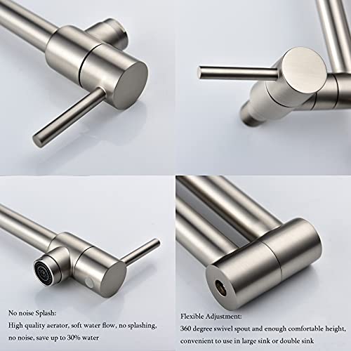 Robinet en laiton marron MOCHAMIK avec double articulation haut de gamme - 5