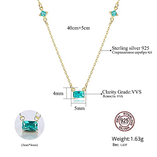 Collier topaze verte et chaîne argent pour vos tenues d'été