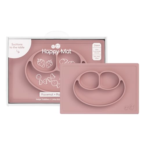 ezpz Happy Mat (Blush) - 24 Months+ - 100% Silicone...