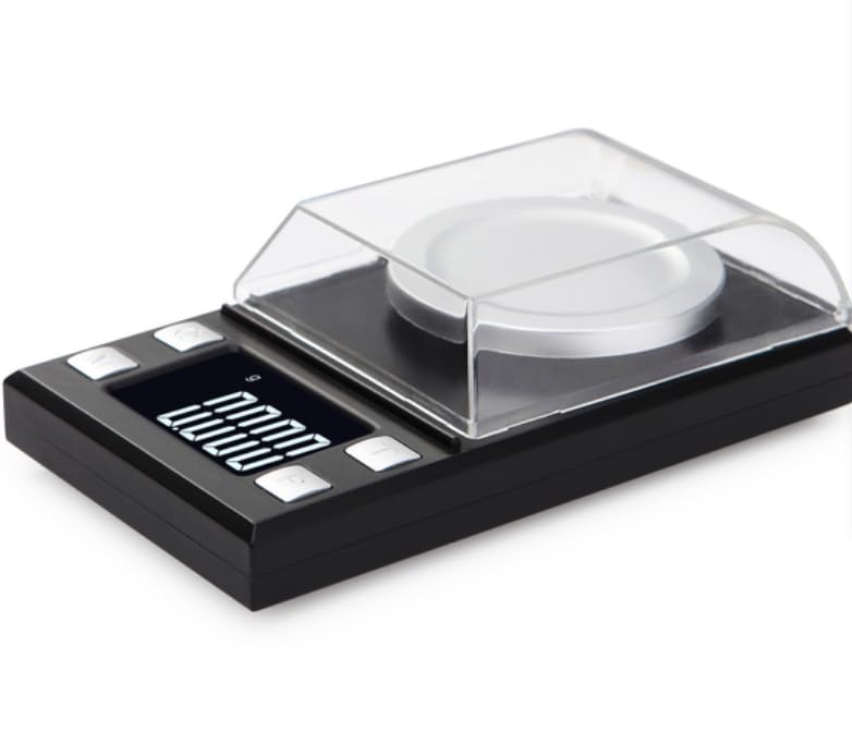 Báscula digital de cocina de alta precisión de 100 g, 0,001 g, báscula de peso de oro