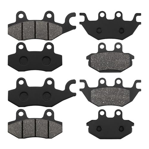 Image of ZICOO Front and Rear Brake Pads for Kawasaki Mule Pro FXT FX KAF820 KAF 820 2015-2021, Mule Pro DXT DX KAF 1000 KAF1000 2016-2017