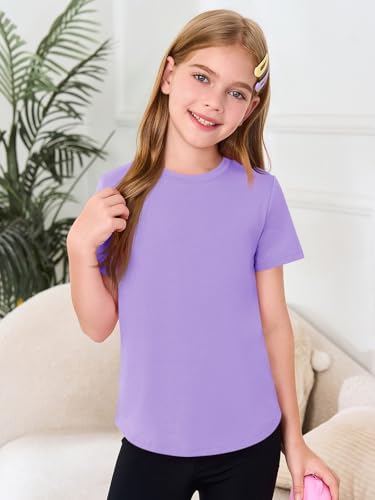 Image of Haloumoning Girls Short Sleeve T Shirts 5-14 Years