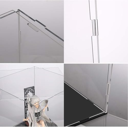 Image of Clear Acrylic Display Case - 5x5x5 Inch | No-Tools Self-Assembly Showcase & Storage Box for Collectibles, Figures, Trophies & Showpieces