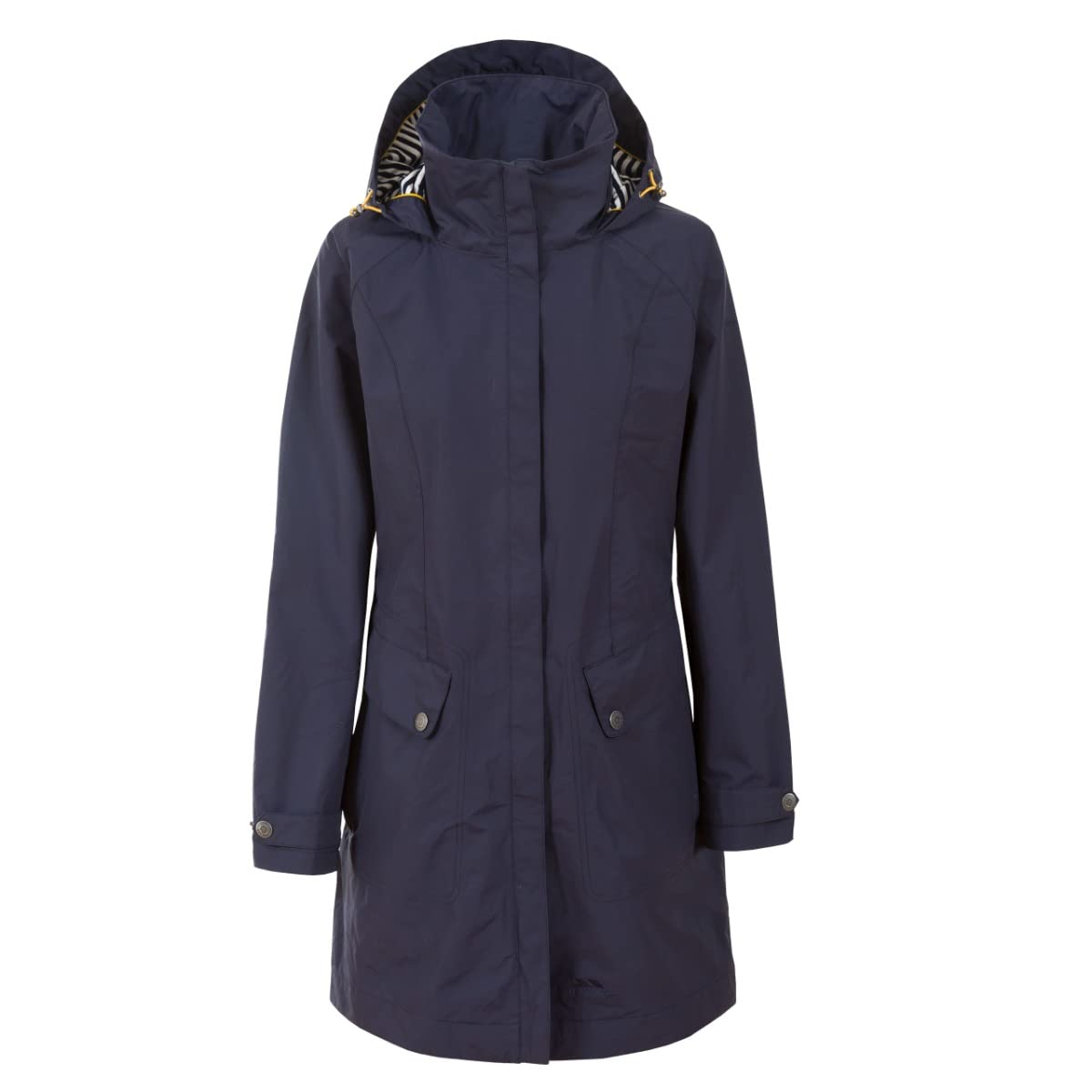 Trespass Women's Rainy Day Waterproof Jacket in Dark Navy | Size: Small