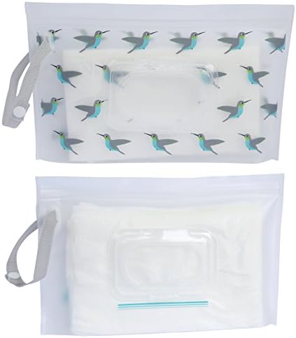 Butipod Flip Wipes Case 2 Pack (Standard/Hummingbird/Clear)