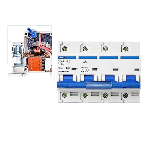 Disjoncteur NC DZ47-125 4P 125A interrupteur basse tension boîte de distribution 100A