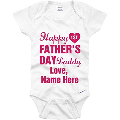 father's day onesie for baby girl