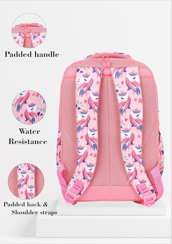 Image of PB Pearlbags LARSEN 21L Printed Casual Backpack,3 Compartment,Premium Fabric,Water Resistant Anti Theft,School & College Bag for Boys and Girls,Office & Travel Bag for Men and Women,46X31X15 Cms