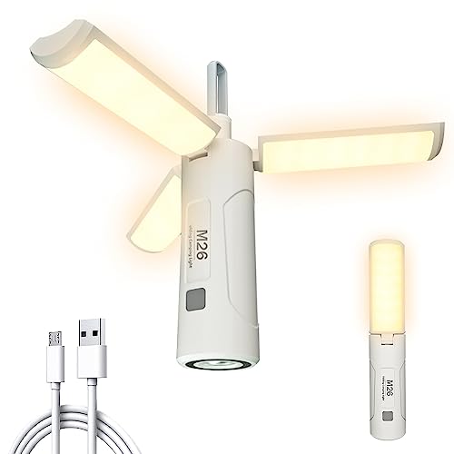 Image of Rechargeable Camping Light, 750 Lumens 3500mAh Portable LED Camping Lantern for Fishing /Camping /Hiking /Emergency Kits.3 Lighting Modes.